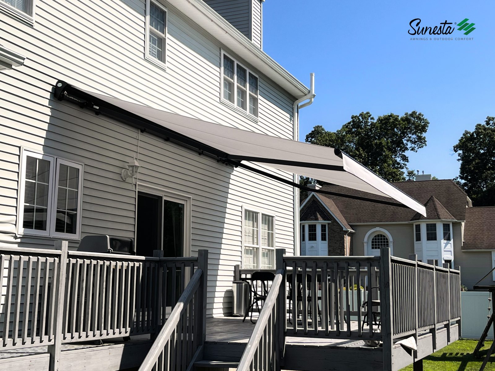 The Sunstyle retractable awning size range